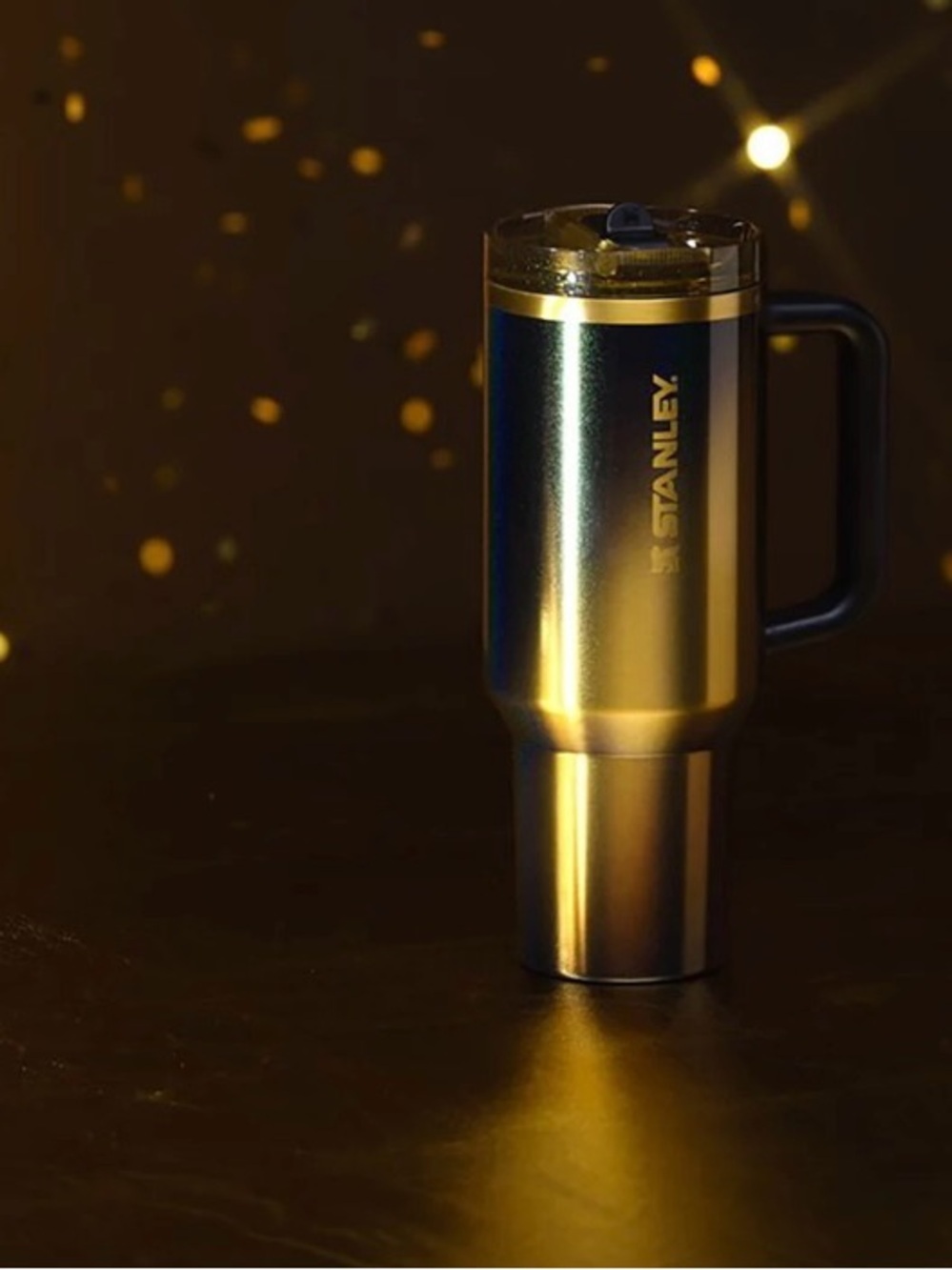 💛🖤🤎Stanley LIMITED EDITION “BLACK HONEY” 40oz Tumbler-NIB🖤🤎💛 - Picture 5 of 14